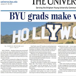 BYU grads make waves in Hollywood