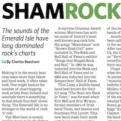Shamrock 'n' roll: The sounds of the Emrald Isle have long dominated rock's charts