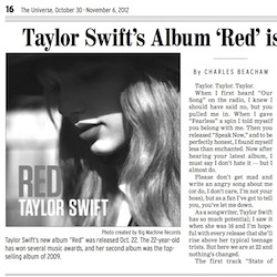 Taylor Swift's album 'Red' is an almost miss with old fans