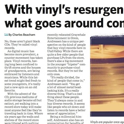 With vinyl's resurgence, what comes around goes around